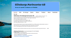 Desktop Screenshot of goteborgsmarincenter.se