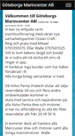 Mobile Screenshot of goteborgsmarincenter.se